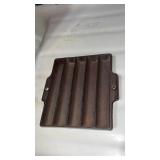 Cast iron cornbread tan 5  slots