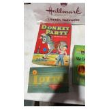 Jaymar vintage puzzle, donkey party and lotto