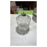 Duraglas Kerosene Glass Jar