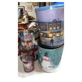 Miscellaneous lot of tins