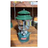 Green coleman vintage lantern