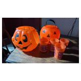 2  vintage pumpkin jack-oï¿½-lantern blow, mold