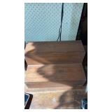 Wooden step stool approximately 15 x 10 x 8ï¿½