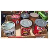 Miscellaneous lot of  advertising tins  Folgers,