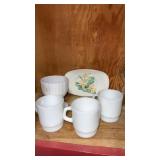 3 milk, glass, coffee, cups, and Taylor Smith,