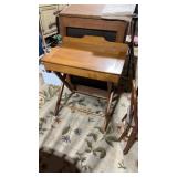 Vintage Childs desk wood 22x22x14