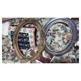 Oval  wood frames approximately 24 1/2 x 18 1/2?