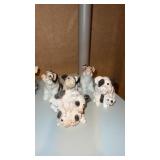 5 Ceramic? Pig Figurines