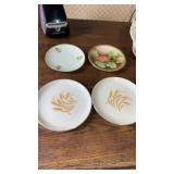 4 decorative small plates Butterfly small plate