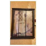 Wooden Painting approx 19" x 24ï¿½