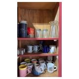 Coffee mugs , shot glasses , drinking glasses