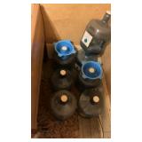 7 Plastic Gallon Jugs