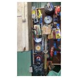 Large lot of chains Sanding discs and more