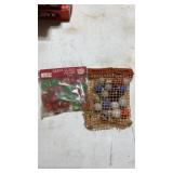 Marbles including vintage Santa Claus brand and
