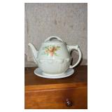 Vintage  drip -O - Lator coffee pot and white