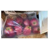 9 plastic apples, table clothes and more