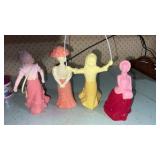 4 Avon cologne bottles with cologne