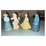 4  Avon cologne bottles with cologne