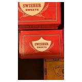 10 Empty Cigar Boxes ,Swisher Sweets, King