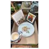 Miscellaneous figurines  and hot plates