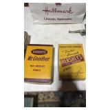 Vintage Hershey boxes and Peter Paulï¿½s mounds