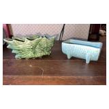 McCoy double Cornucopia planter and  McCoy ï¿½