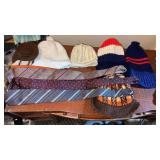 Miscellaneous hats and ties
