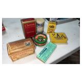 Small miscellaneous advertising boxes