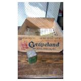 Advertising crate and tiny advertising tin