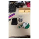 Lot of rulers and soldering wire and more