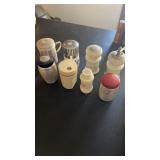 8 Salt & Pepper Grinders/Shakers, Plastic, Metal,