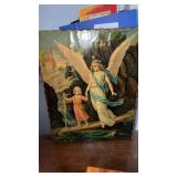The Holy Guardian Angel Art Picture on wood