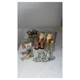 8 sets of miscellaneous salt and pepper shakers