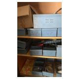 Large lot of metal tool trays contents included