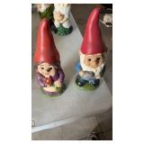 2 Garden Gnomes