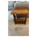 Wooden Magazine Holder approx 18ï¿½ x 11ï¿½ x 20.5ï¿½