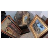 Octagon mirror ,  framed puzzle and more