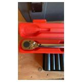 Pittsburg half inch torque wrench and sockets