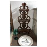 Wooden corner shelf ,approximately 23 x 8.5ï¿½