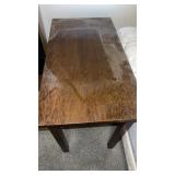 Wooden table approximately  44 x 18.5 x26ï¿½