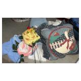 Decorative pillow, blanket and more