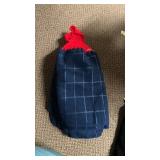 Lot of knitted kitchen hand towels with hangers