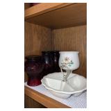 Miscellaneous glassware