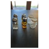 3 Salt & Peppers Shaker Sets, Clear/Colored