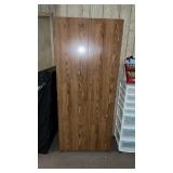 Large Wooden Shelf with Doors approx 30ï¿½ x 16.5ï¿½