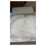 Wedding dress in a keepsake box  size unknown