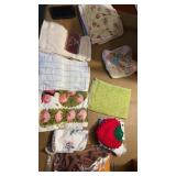 Box of Wash-clothes/ Fabrics