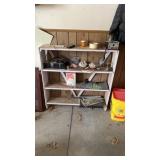 White Wood 4 Tiered Shelf approx 37ï¿½ x 7.5ï¿½ x