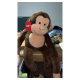 Jumbo Hugging Plush Stuffed Monkey 97"