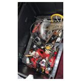 Tote with miscellaneous tools